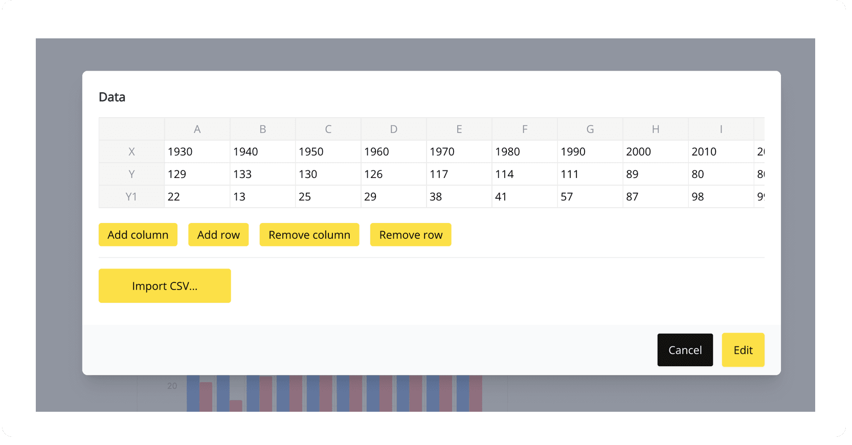 import csv data